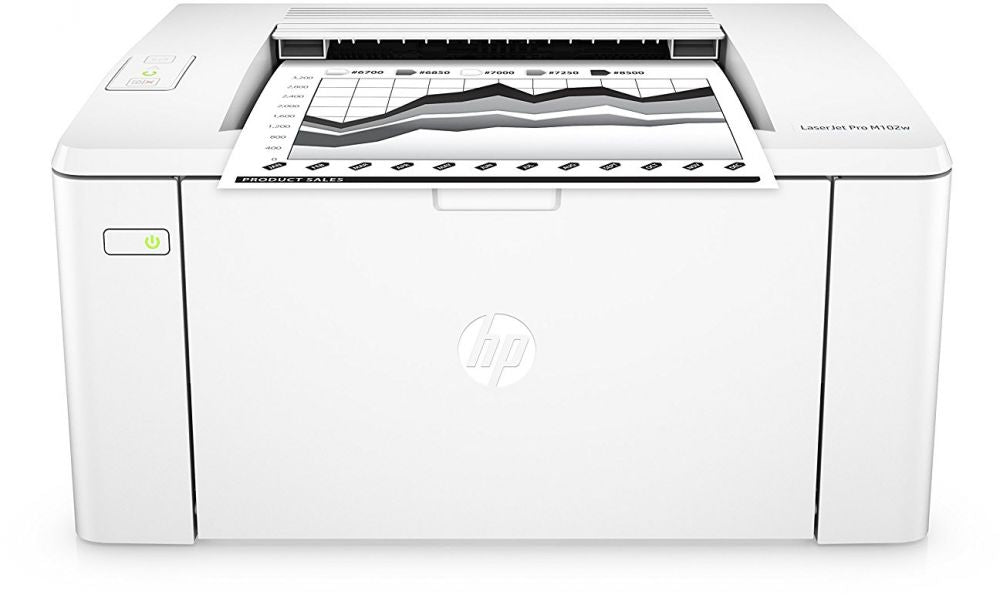 Hp Laser jet Pro M102W Wireless Printer, White