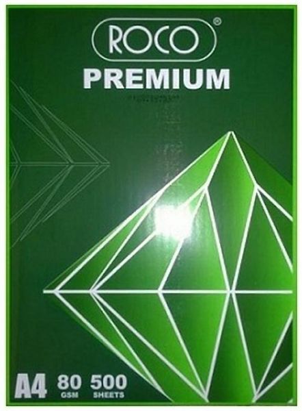 Roco Premium Copy Paper A4 80GSM 5 Packs of 500 Sheets