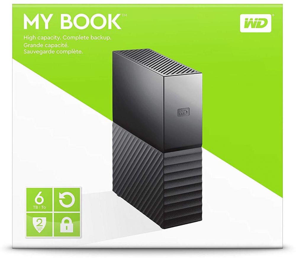 WD 6TB My Book Desktop External Hard Drive - USB 3.0